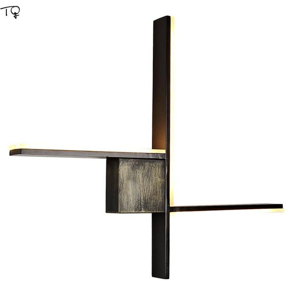 

wall lamp nordic art decoration designer acrylic walnut wood lights minimalist background bathroom stair bedroom led indoor lighting