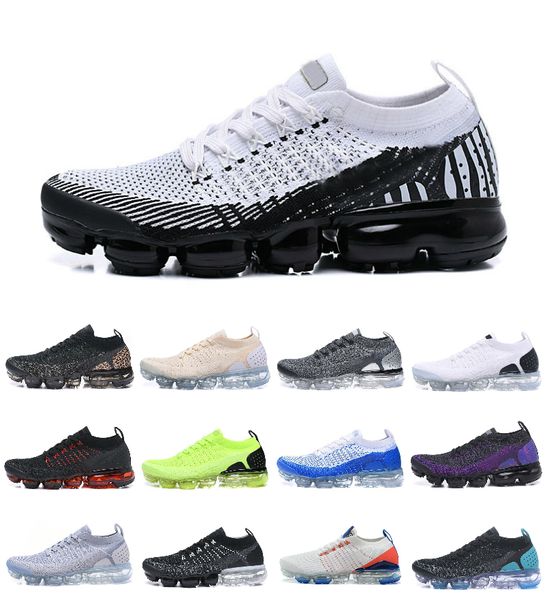 

2021 new knit 2.0 3.0 running shoes fly 1.0 triple black cny mens trainers cushion sneakers women breathable running shoes size 36-45