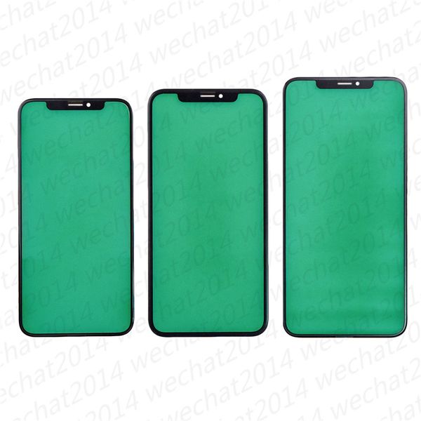 20 pcs frente externa tela de toque de vidro substituição para iphone x xs max 11 pro max 12 mini 12 pro max