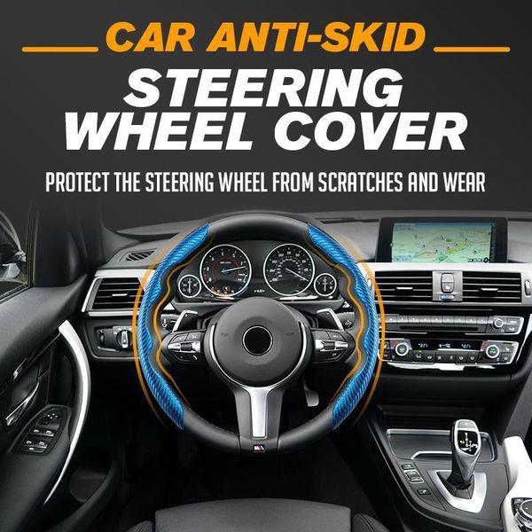 

steering wheel covers car anti-skid cover auto braid on the case universal