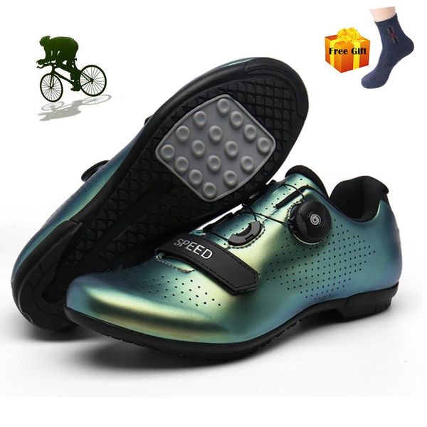 

cycling footwear shoes men non-lock road bike sneakers professional anti-slippery mountain sapatilha ciclismo hombre mtb bicycle, Black