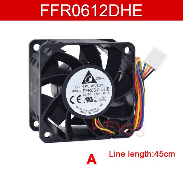 

fans & coolings for ffr0612dhe 12v 3.3a 6038 6cm 4 wires pwm cooling fan flow high speed axial