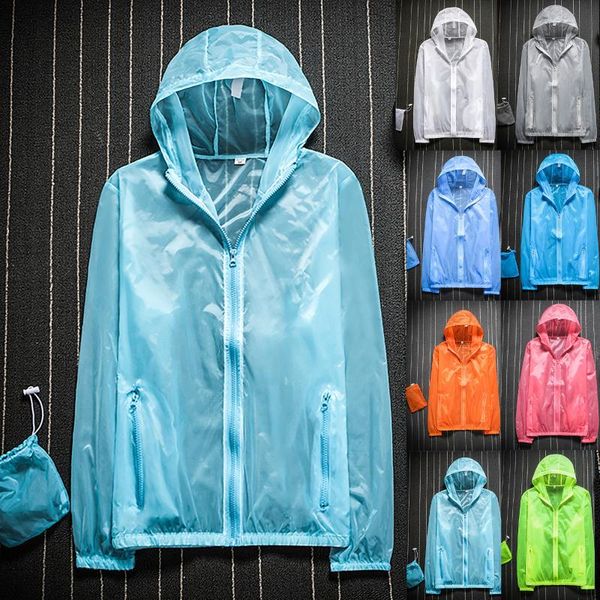 

women's trench coats 2021 uvsun jacket protect clothingtransparent long sleeve light weight summer beach wear sunscreen solid running, Tan;black