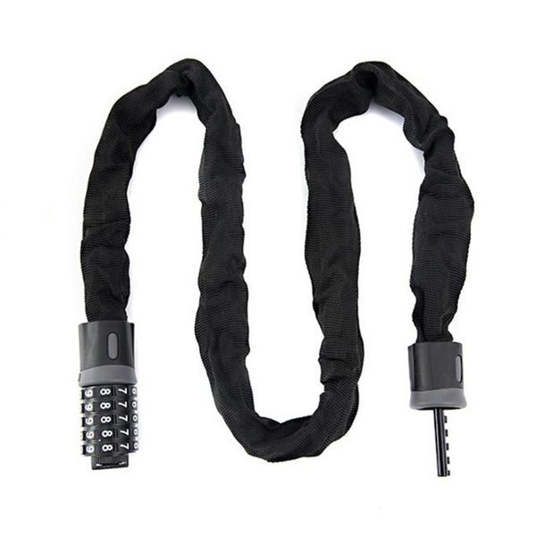 

bike locks chain lock for bicycle mountain bike5-digits codes anti-theft password portable car code