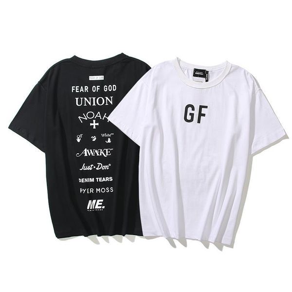 

2021of god gf short sleeve main trend wealth charity 3m reflective high street t-shirt, White;black