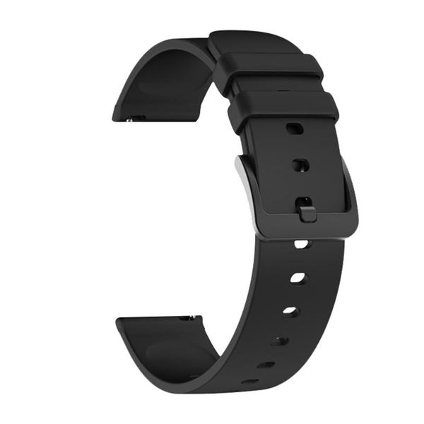 

watch bands 20mm silicone strap for smart, Black;brown