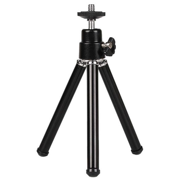 

lightweight mini portable tripod adjustable mini tripod aluminum alloy for camera projector black