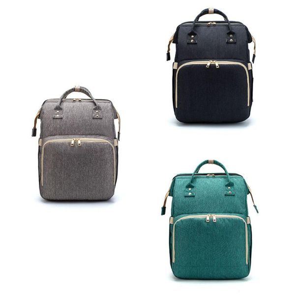 

backpack baby nappy changing bag portable folding crib diaper stroller straps