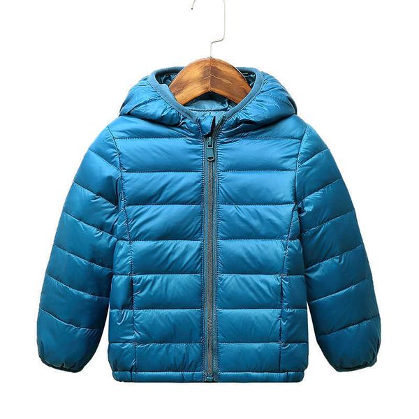 2-8 Y детей зимняя ультра светлая куртка младенца дети осень пальто девушки одежда с капюшоном верхняя одежда мальчик фруктивный ребенок верхняя одежда H0909