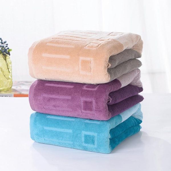

towel 1pc cotton thickened bath 135*70cm colorful stripe yarn dyed beach swimming sports towels pool