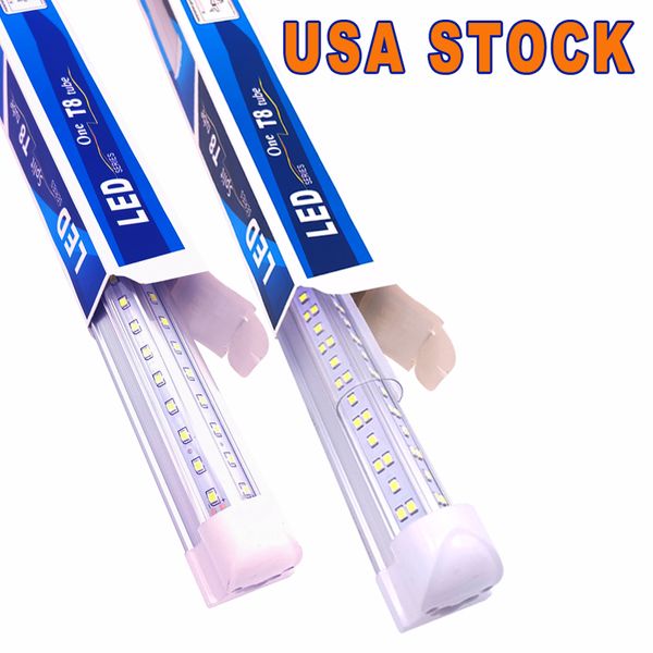 

v-shaped tube lights 4ft 36w 5ft 45w 6ft 56w 8ft 72w 2.4m integrated cooler door led fluorescent tube lighting double glow lighting daytime