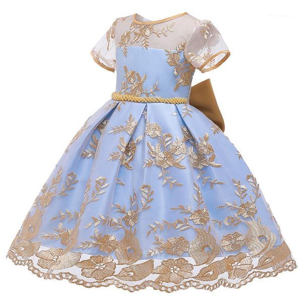 

girl's dresses christmas dress performance kids for girls princess birthday evening party children clothes vestidos1, Red;yellow