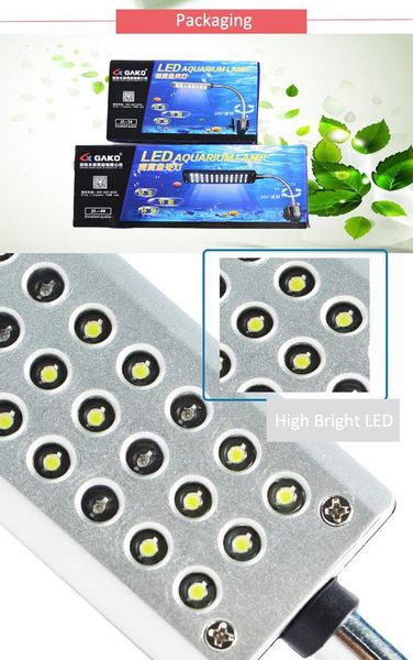 

bulbs led aquarium lamp 220v/110v 1.5w size 9 cmx4cmx1 cm suitable for tank 20-30cm