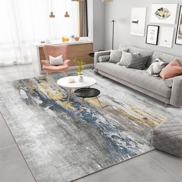 

carpets nordic modern abstract living room bedroom carpet bedside sofa coffee table floor mat soft long plush rugs study office