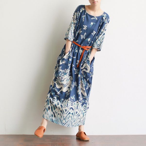 

robe vintage femme summer dress woman 2021 new cotton long chinese dress plus size summer clothes elegant chinese dresses 10147, Red