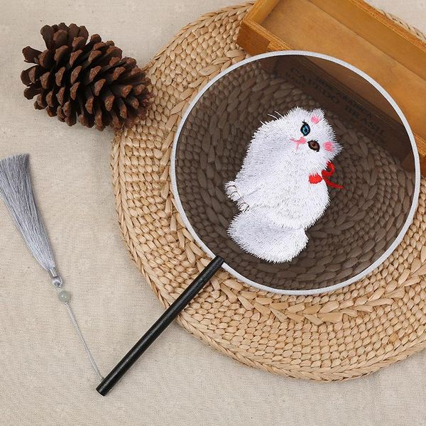 

other home decor silk decorative fan chinese hand made folding portable animal pattern fans wedding decoration gifts living room wall