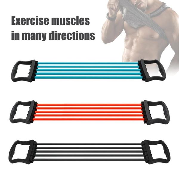 

resistance bands profession chest expander strong cable band puller exercise fitness can removable 5 latex tube spring exerciser