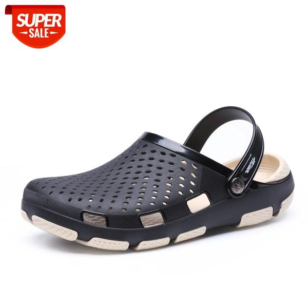 

fl jumpmore shoes men sandals clogs sandalias hombre shoes sandals mens men slippers summer sandalet new 2019 #zd66, Black