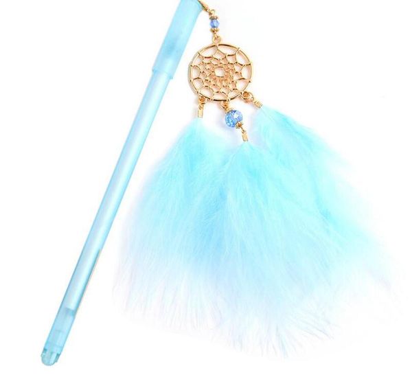 

gel pens arrival 36pcs/set pen kawaii dream catcher feather pendant neutral for school gift writing office supplies statione