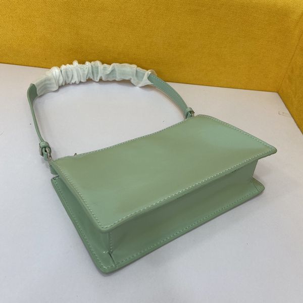 

designer totes female classic fashion patent leather mirror underarm bag evening bags white shoulder pack brand casual large