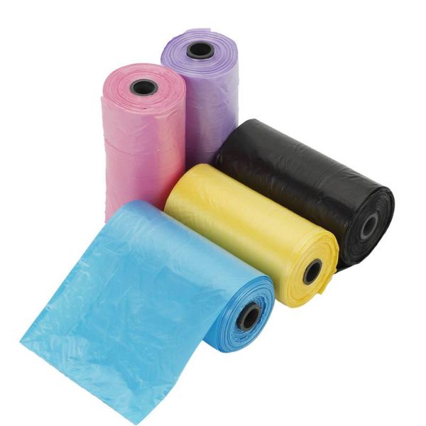 

dog car seat covers 100pcs/5 rolls degradable pet poop plastic bag refill cat waste pick up clean bags garbage carrying