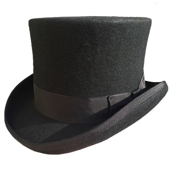 

2021 new black wool felt low short hat er for men women t4aj, Blue;gray