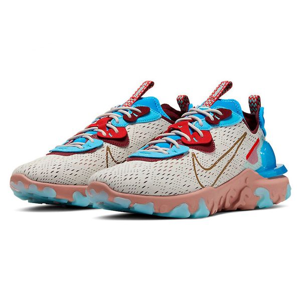 

2021 react vision running shoes mens womens desert oasis vast grey pastel outdoors sports sneakers trainers for men size 36-45