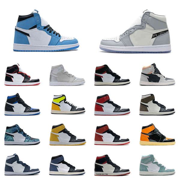 

shoes mens unc university blue basketball 1s 1 high smoke neutral grey red black toe bred turbo green dark mocha game royal metallic