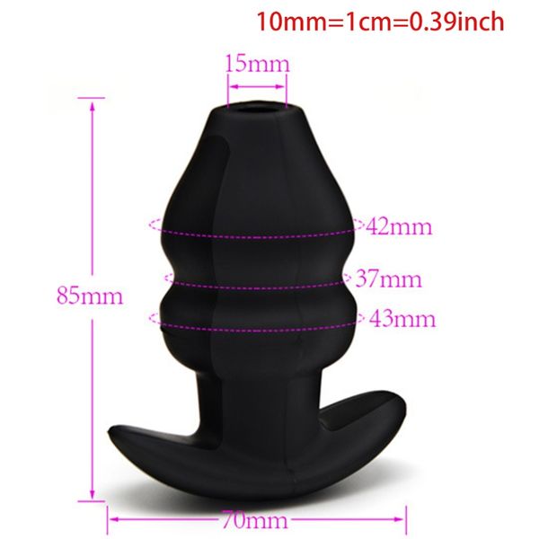 

2021 new electric shock hollow plug wired remote control massager pleasure butt stimulation for men toys