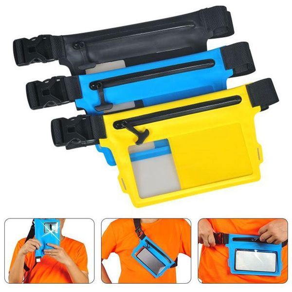 

cell phone pouches for women/man mobile bag/case waterproof pouch bag waist high-capacity adjustable snorkeling belt surfing fishing