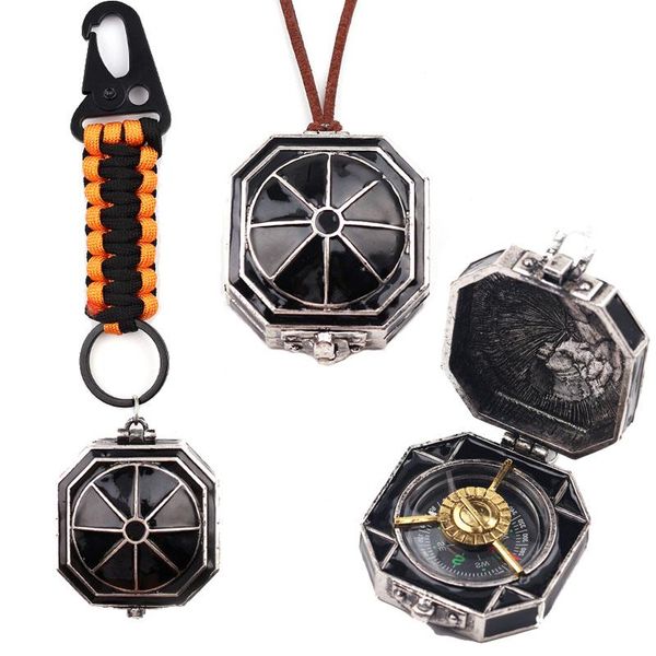 

pendant necklaces compass & pendants jack sparrow travling choker necklace men women, Silver