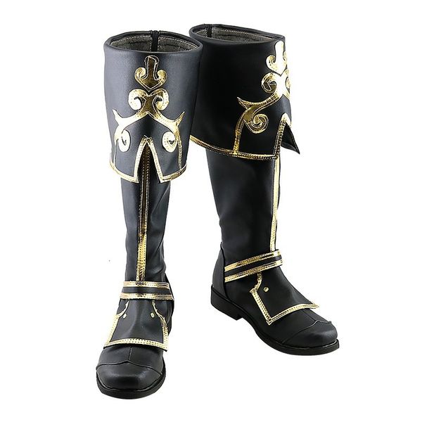 

identity game v cosplay shoes new official boss jose baden fashion halloween wife/grown man knee high boots oi14, Black