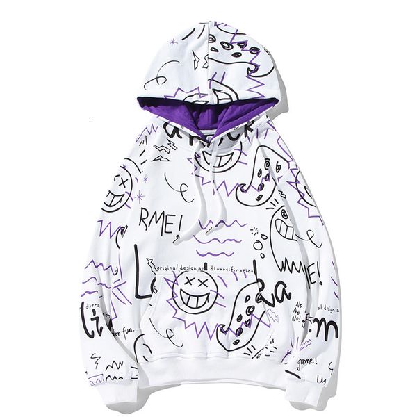 

men's hoodies & sweatshirts male 95% cotton bear card muff pockets with cordon printed japanese hoodies male jacket loose hip-hop 5eog, Black