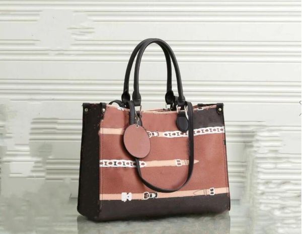 

designer shoulder bag diagonal printing ladies casual fashion pu leather la at lady one-shoulder handbag large capacity