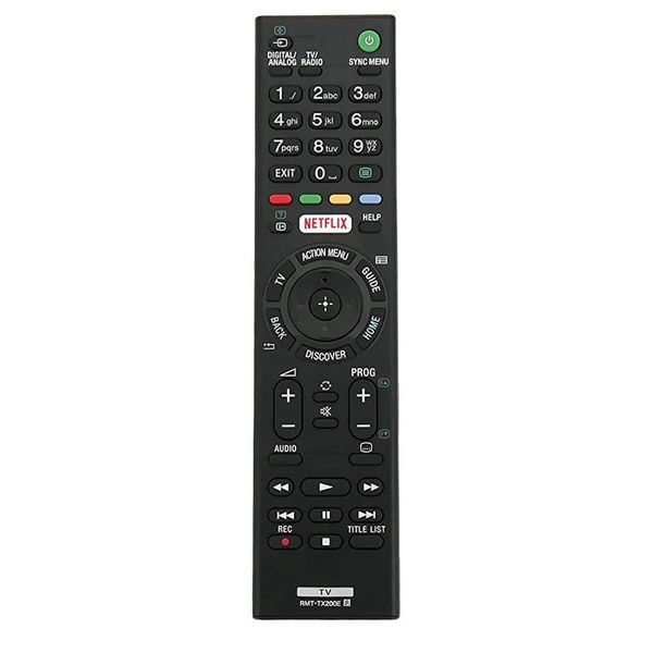 

remote control rmt-tx200e infrared replacement remote control for sony lcd tv with netflix function (2xaaa batteries)
