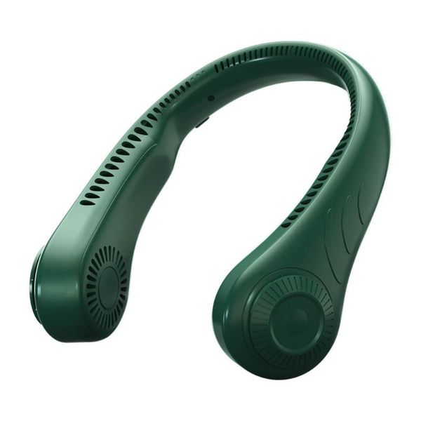 

electric fans lazy hanging neck fan mute outdoor sports usb small no leaf mini portable 360 degree neckband