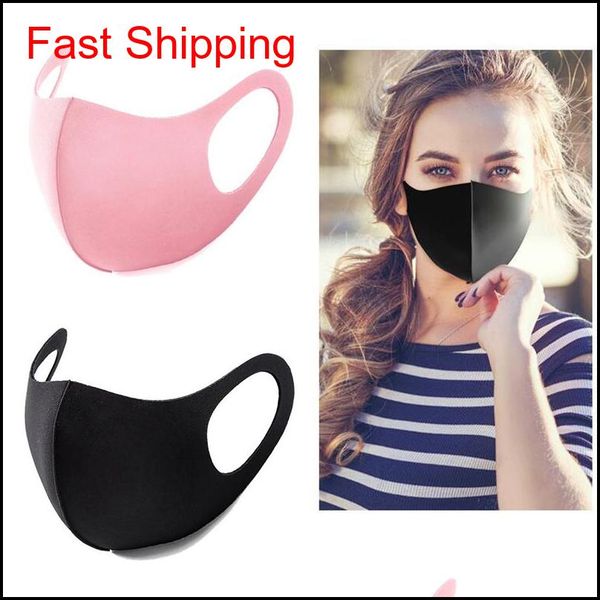 

anti dust face mouth cover pm2.5 mask respirator dustproof anti-bacterial washable reusable ice silk cotton masks party masks ba jnsia