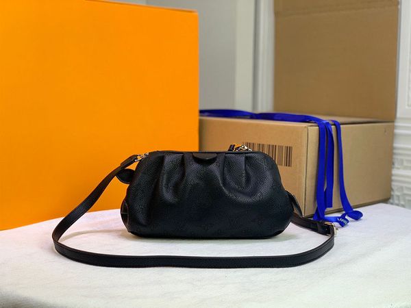 

luxury designer scala shoulder bags purse leather womens handbag perforated calfskin mini pouch cross body wallet