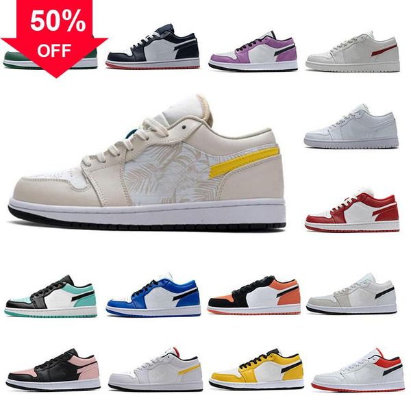 

boots 1 jumpman low basketball shoes 1s og unc court purple red orbit aurora smoke grey bred university gold trainers sneakers eur 36 -46, Black