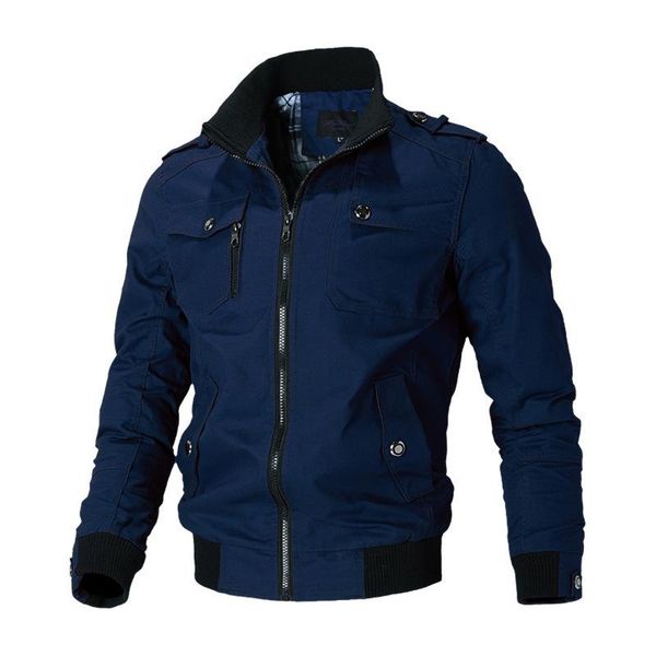 

men's jackets large size coat autumn trend leisure korean edition handsome slim work clothes jacket cotton uniform tide sportswear, Black;brown