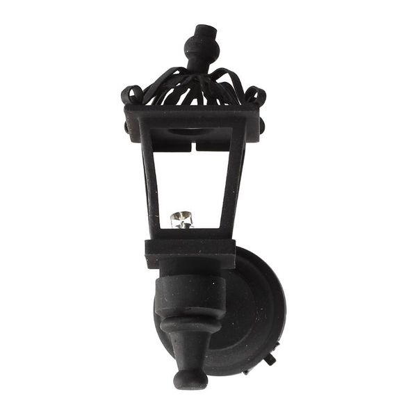 

wall lamps wholesales black metal 1/ 12 dollhouse miniature led light model