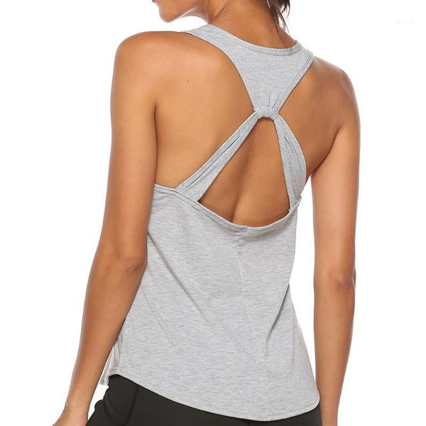 

backless yoga vest for women,sleeveless sport shirt,workout fitness t shirt,quick dry athletic running outfit