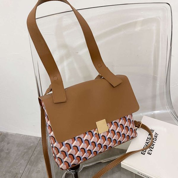 

hbp luxury designerautumn new ins dogtooth 2020 versatile messenger fashion printed one shoulder women's bag