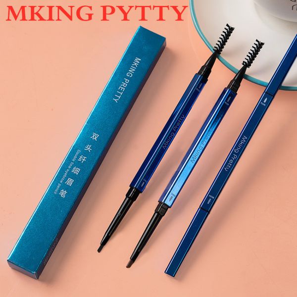 

superfine eyebrow pencil natural long-lasting waterproof and sweat-proof automatic eye brow pen eyes makeup cosmetics 1418