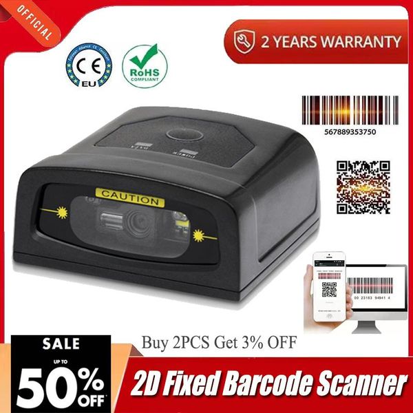 

wired 2d barcode scanner fixed embedded hand-bar code reader for self-service terminal equipment xb-7126