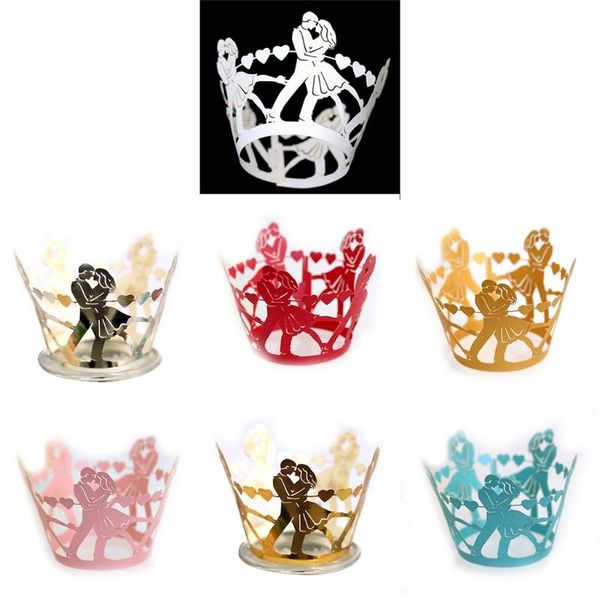 

other event & party supplies 100pcs valentine's day lover cake paper flower cup wedding decoration home office cu