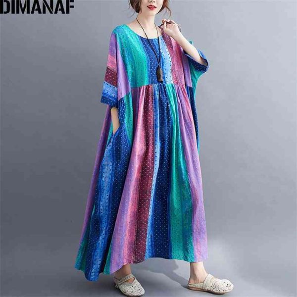 

plus size women print dress cotton sundress summer holiday vestidos loose pleated lady long maxi 5xl 6xl clothing 210531, Black;gray