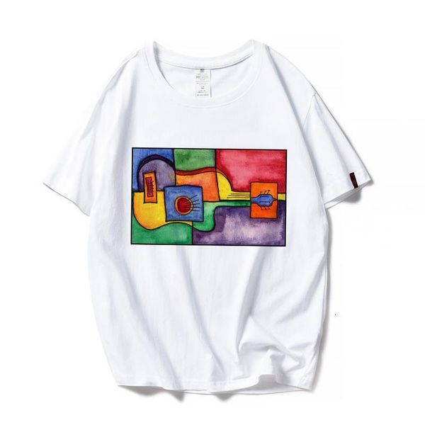 

brand new women colorful print t shirts harajuku summer t shirt woman tee casual female t-shirts camiseta mujer, White