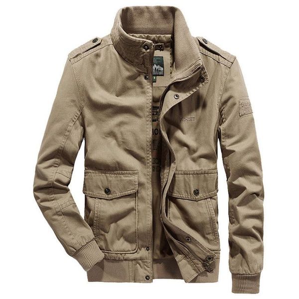 

men's jackets spring autunm europe military casual style 100% cotton army green jacket man black fashion khaki coats m-4xl, Black;brown