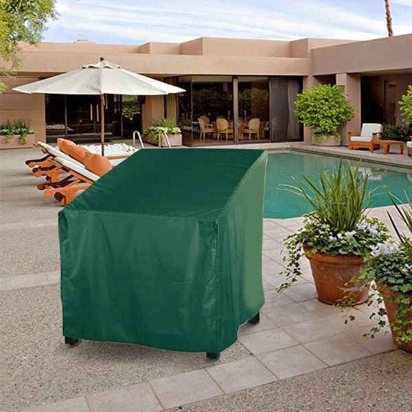 

waterproof anti-ultraviolet 210d silver coated polyester chair dust cover 2pcs outdoor dustproof dust cover for chair